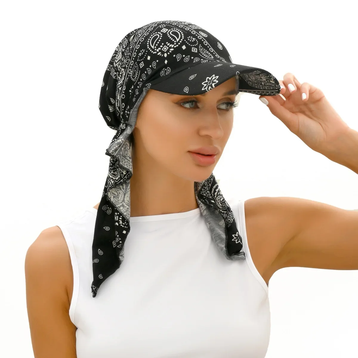 Summer Sport Outdoor Caps for Women Headscarf Hijabs Islamic Clothing for Women Baseball Hat Fashion Hat Hijab