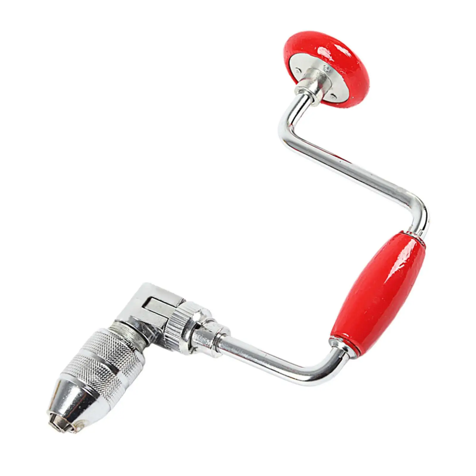 Hand Crank Drill DIY Supplies Portable Handcraft Swing Bit Clip AntiSlip with