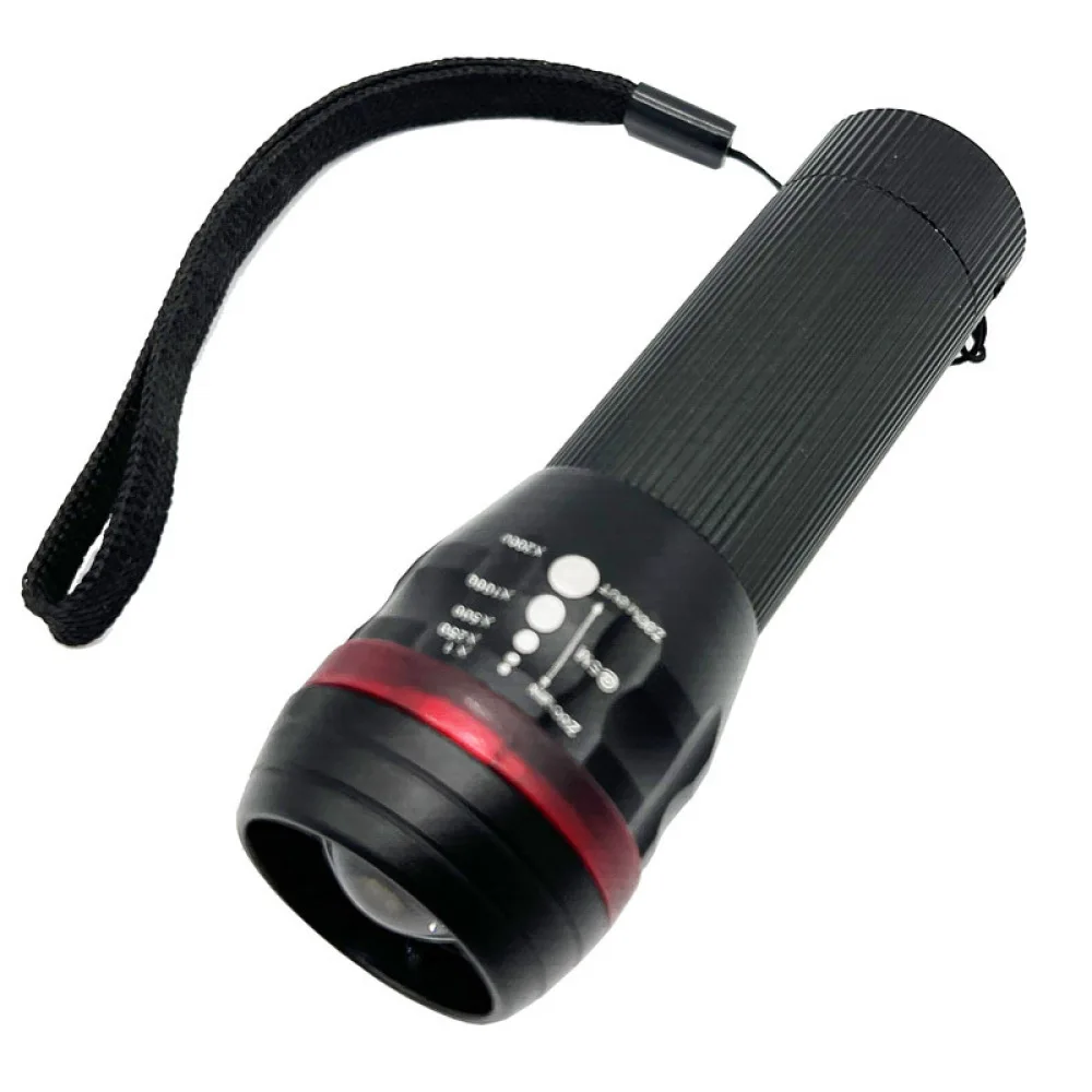Mini LED Torch Portable Adjustable Zoom Flashlight Outdoor Camping Fishing Waterproof Tactical High Power Light Tool