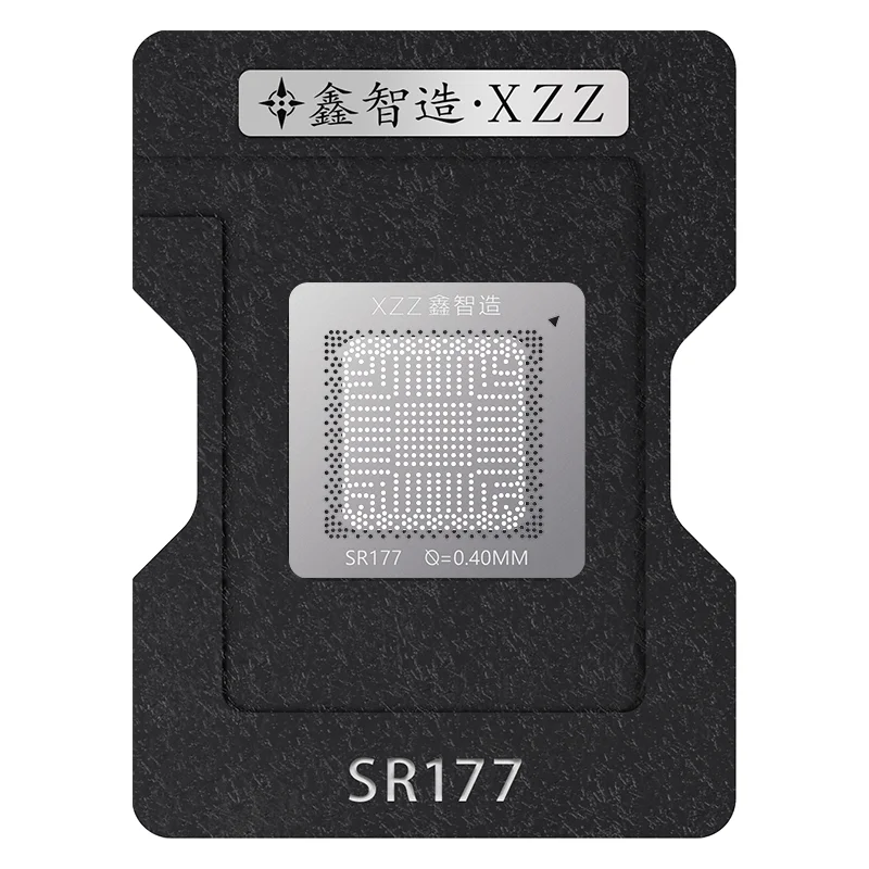 استنسل XZZ BGA reballing لـ MT8186GV-A/MT8188GV-A/X1P42100/SRPMP/SR177 منصة زراعة القصدير لقالب BGA للتدفئة المباشرة