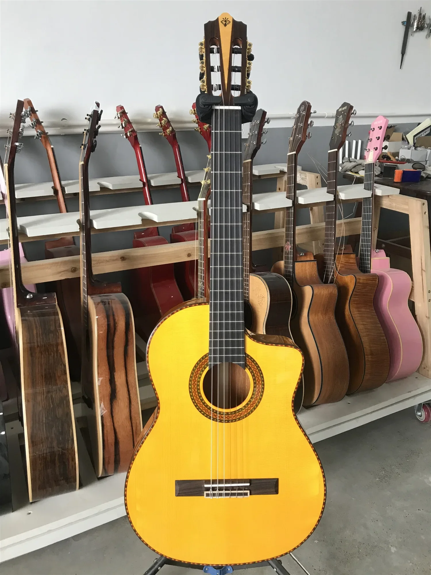 Spanish Flamenco Guitar For High Quality Guitar 4/4 Size Geake K-320C