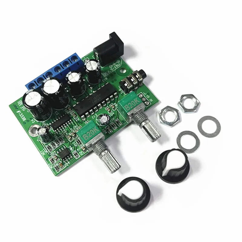 1pcs TDA2030 2.1 Subwoofer Amplifier Audio board 6W*2+25W Mini Bass Amplifier HIFI YD1517P for 4-6 inch 40W SubWoofer Speaker