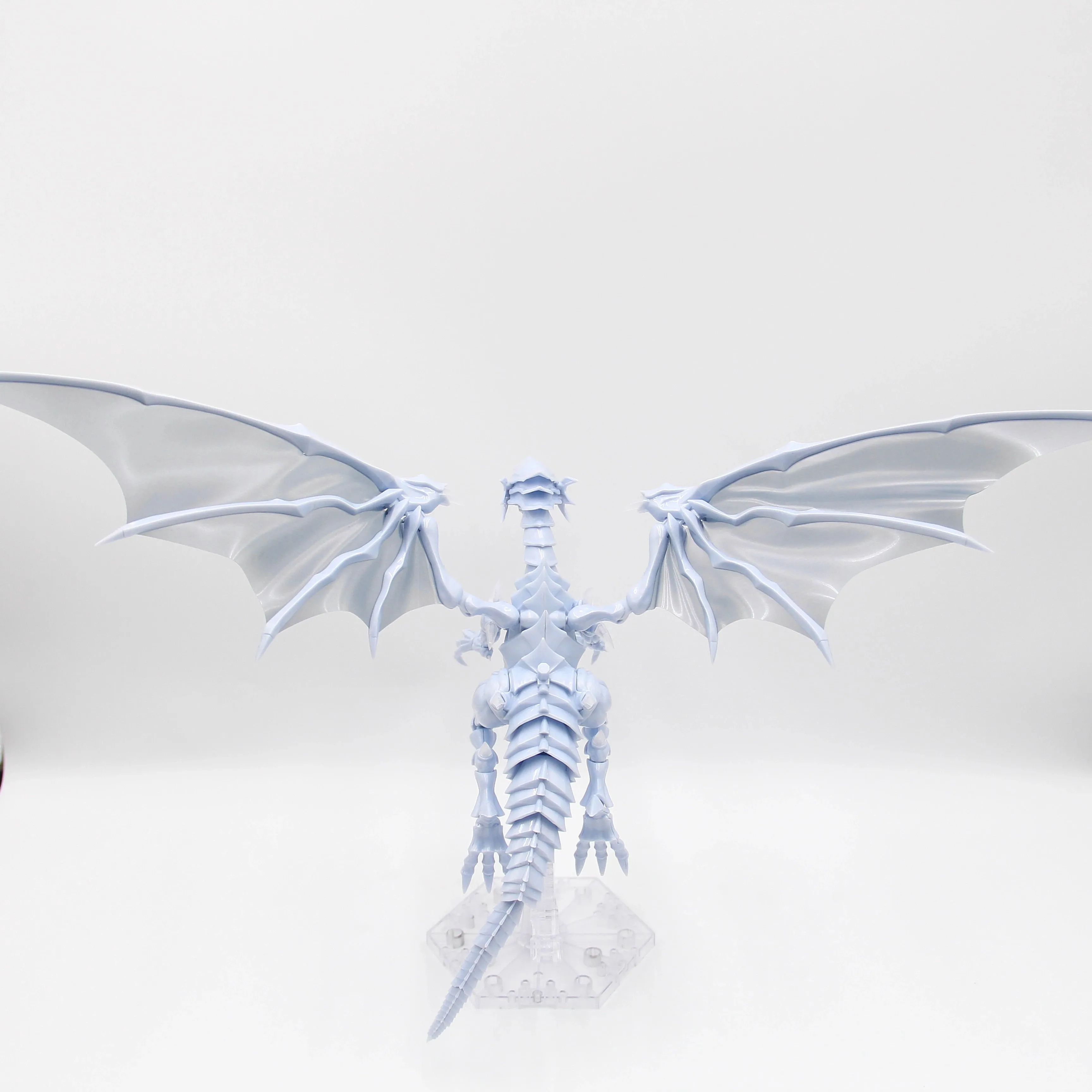 Ko Blue-Eyes White Dragon Frs Figure Rise Action Assembly Figure Blue Eyes White Dragon Anime Model 3 Head Collect Kit Toy Gift