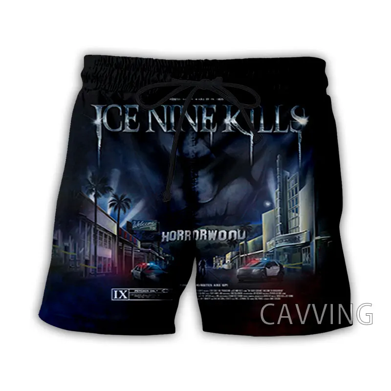 CAVVING 3D Print  Ice Nine Kills Band   Summer Beach Shorts Streetwear Quick Dry Casual Shorts Sweat Shorts for Women/men