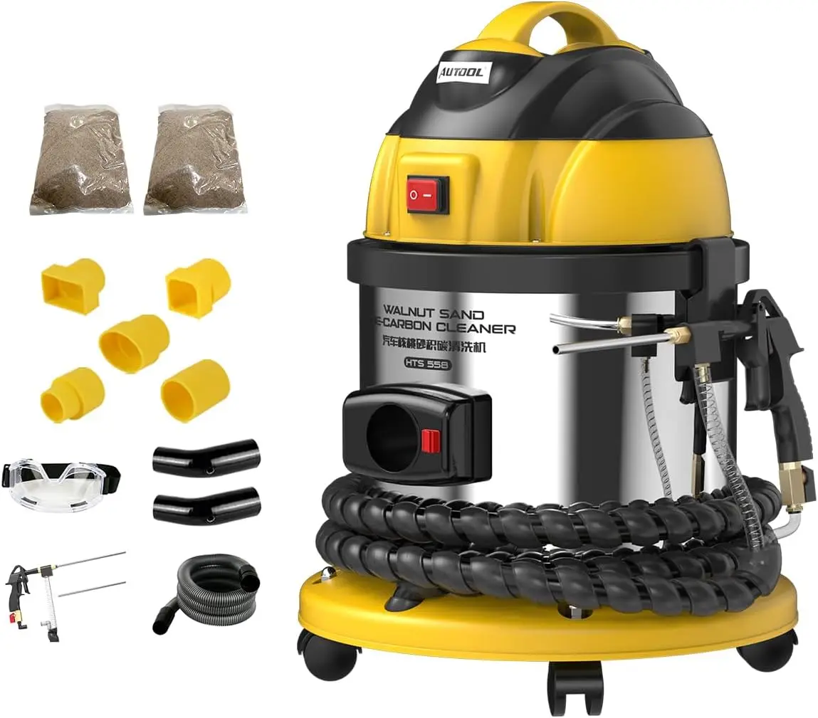 

Установка для очистки впускных клапанов двигателя, аппарат для удаления нагара из автомобильных двигателей, пескоструйный аппарат для очистки от нагара с 2 кг грецкого орехового песка