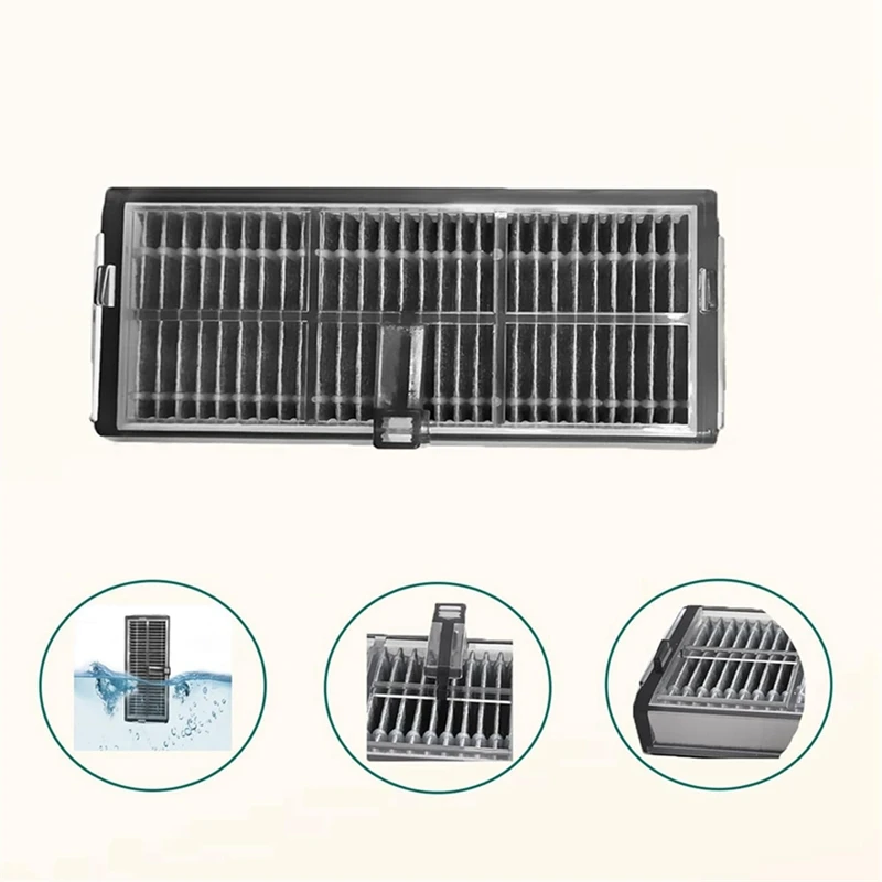 Untuk Dreame X40 Ultra / X40 Pro / S30 Pro Ultra Robot Penyedot Debu Sikat Sisi Utama Filter HEPA Kantong Debu Kain Pel