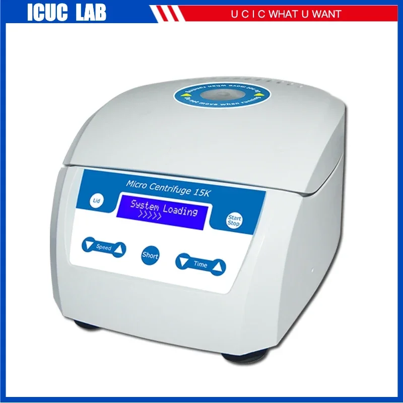 

15000rpm Lab High Speed Portable Micro Mini Centrifuge Machine with 0.5ml 0.1ml 1.5ml Tubes HL-15KS