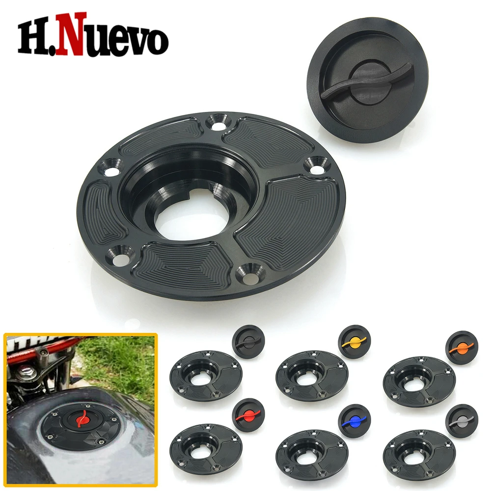 

Motorcycle Accessories Aluminum For Yamaha YZF R3 R25 FZ1 FZ6 MT07 MT09 YSR 50 Fuel Tank Cap Gas Oil Fuel Tank Cover Petrol