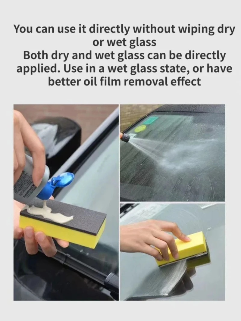 Soft99 Ultra Glaco Car Glass Oil Film Remover Glass Polishing Windshield Cleaner Car Glass Polishing Clear Window Auto Detailing
