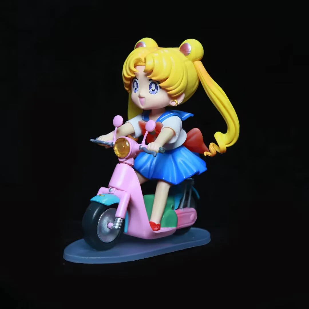 

BANDAI 13 см Сейлор Мун Лесной Кролик Мини Мото Луна Заяц Вода Ледяная Луна Q Версия GK Аниме Фигурка Игрушка Подарок