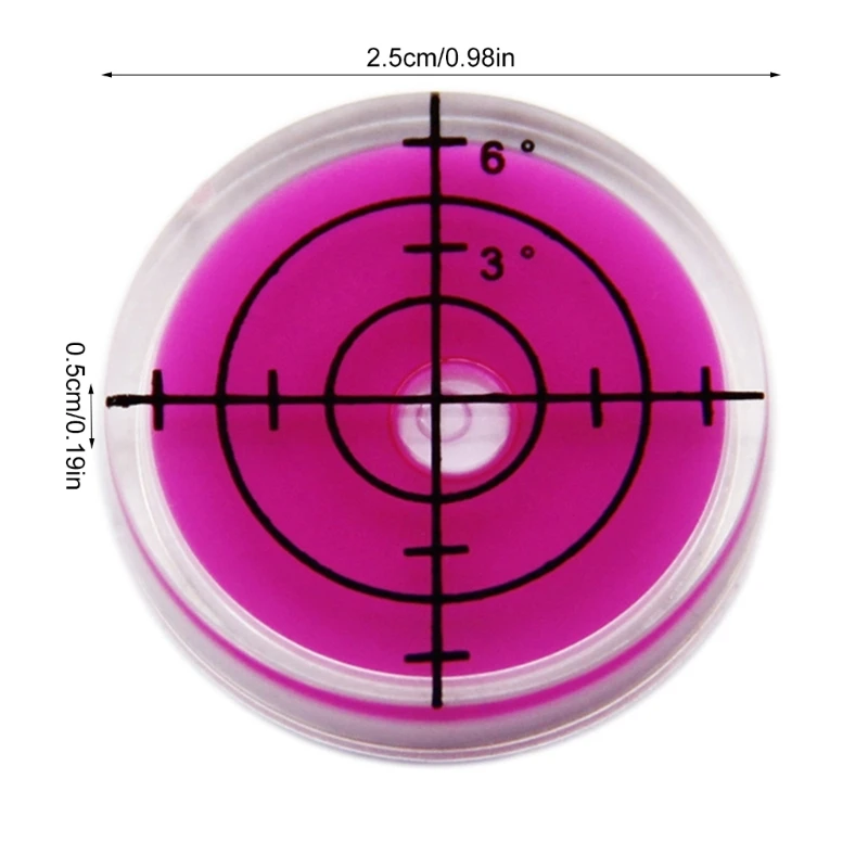 Golfball Marker Golfs Putting Aid Round Bubble Levels High Reader