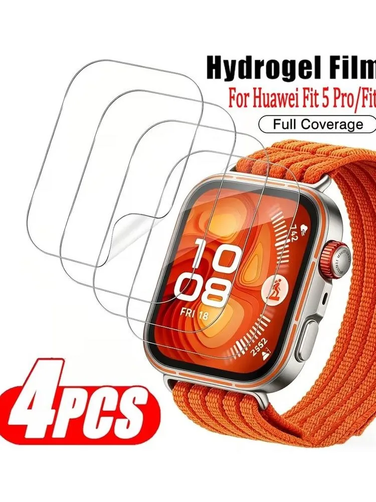 1-4 szt. Folia hydrożelowa do Huawei Watch Fit 3 4 5 Watch Fit 4 5 Pro, ochrona ekranu przed zarysowaniami — 2