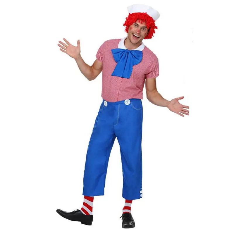 زوجين هالوين مهرج زي مجموعة حفلة تنكرية الكرة أداء الزي ماجيك ow زي ألياف البوليستر 00% المرحلة زي