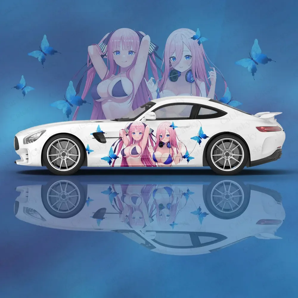 

Sexy Anime Girl NakanoNino Car Wrap Protect Stickers Car Decal Creative Sticker Car Appearance Modification Decorative Sticker