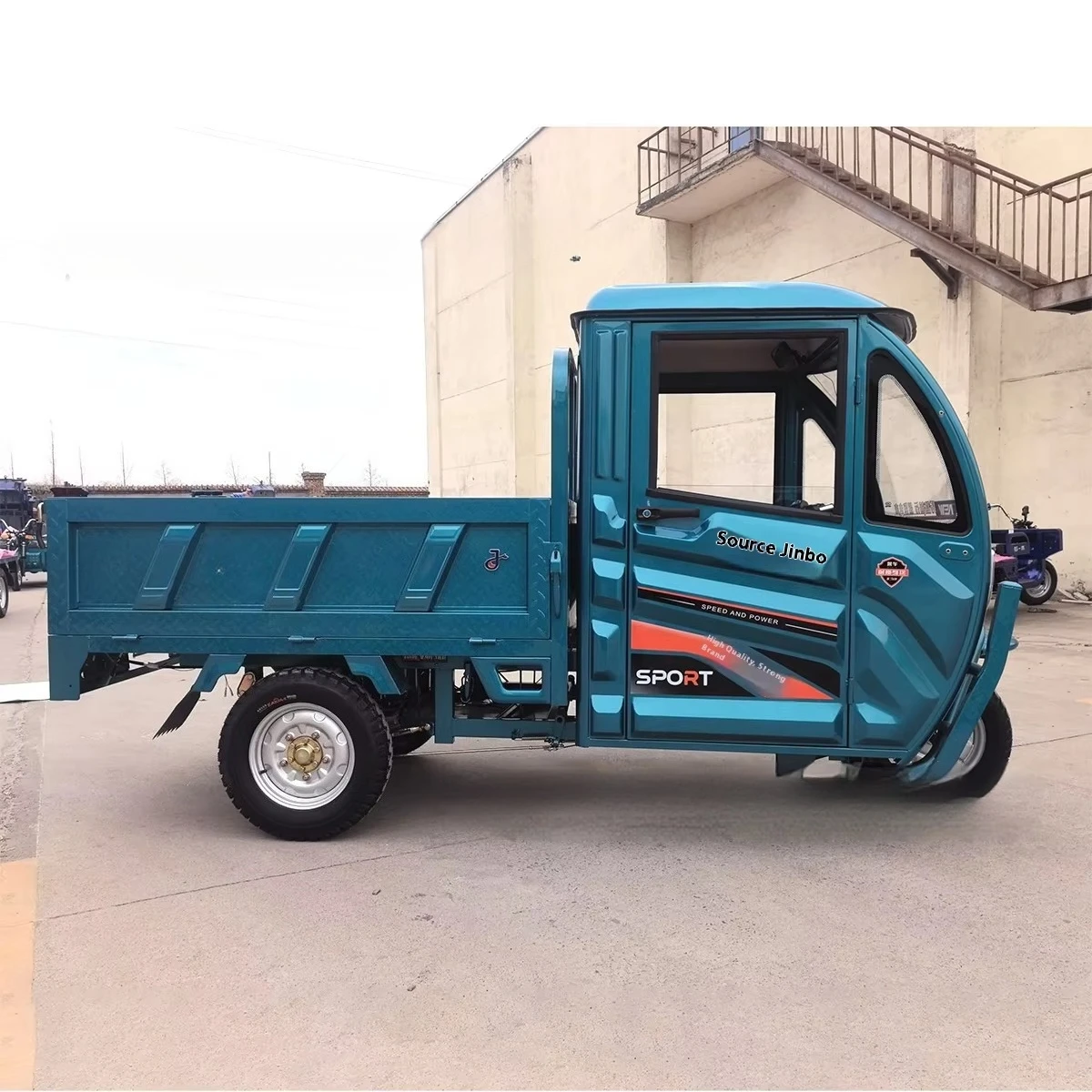QQA High ground clearance mountain agricultural tricycle electric strong climbing ability differential lock orchard use closure