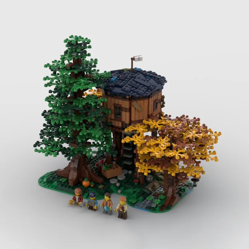 3032pcs MOC Tree House Alternative Build Treehouse 3 In 1 - Paket Adventurers Model Building Blocks Christmas Gift Birthday