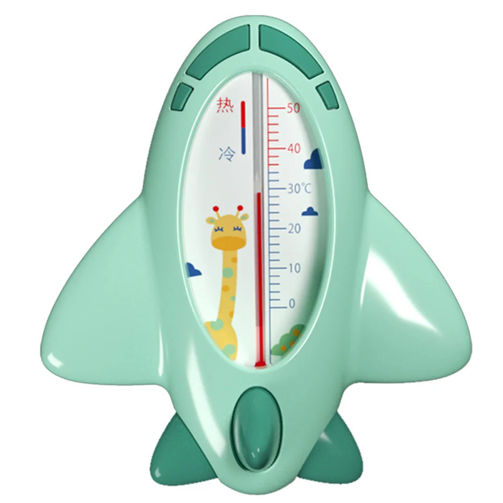 

Baby Bath Thermometer Cartoon Plane PP Durable Quick Measurement Explosion Proof Polishing Smooth Water Temperature Meter Tub