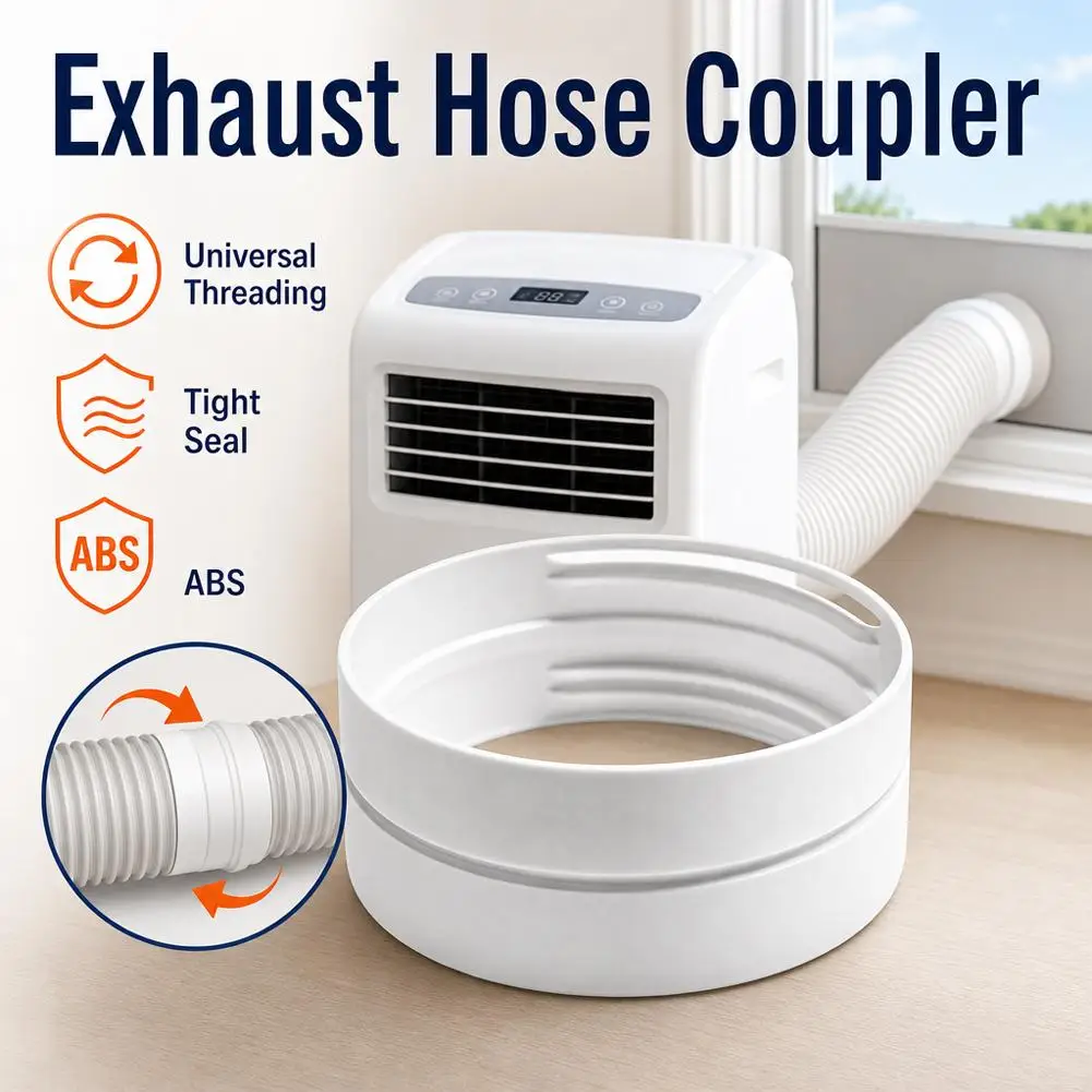 150mm ABS Portable Air Conditioner Exhaust Hose Coupler Connector Universal Adapter Extension Tube Joint AC Unit Accessories