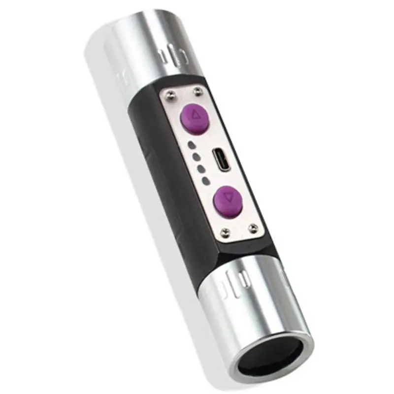【CHRISTMAS 】UV Flashlight Lamps UV Money Detector 254Nm 365Nm 395Nm Minerals Phosphor Detector UVA UVC Blacklight LED Flashlight