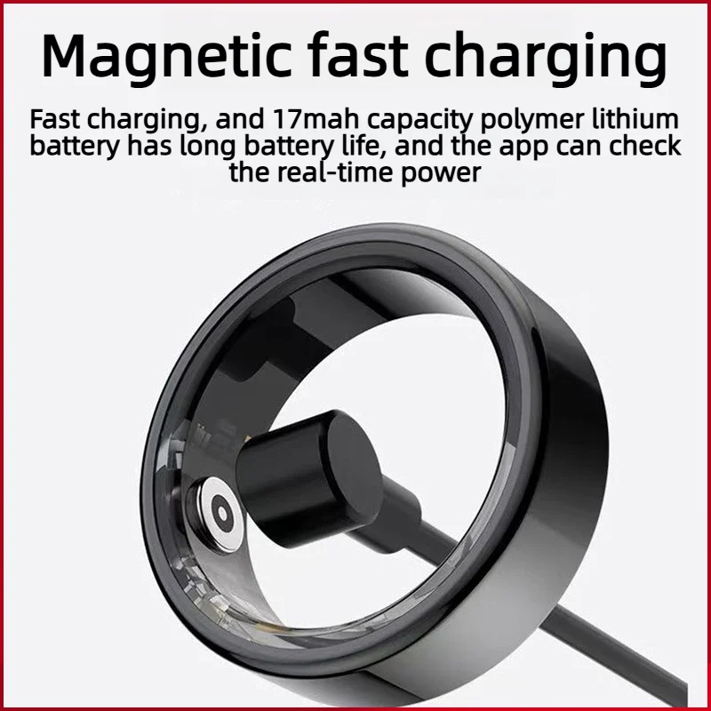 2026 NEW Smart Ring General Heart Rate Blood Oxygen and Sleep Monitor Deep Waterproofing Multi-Sport Mode Ring