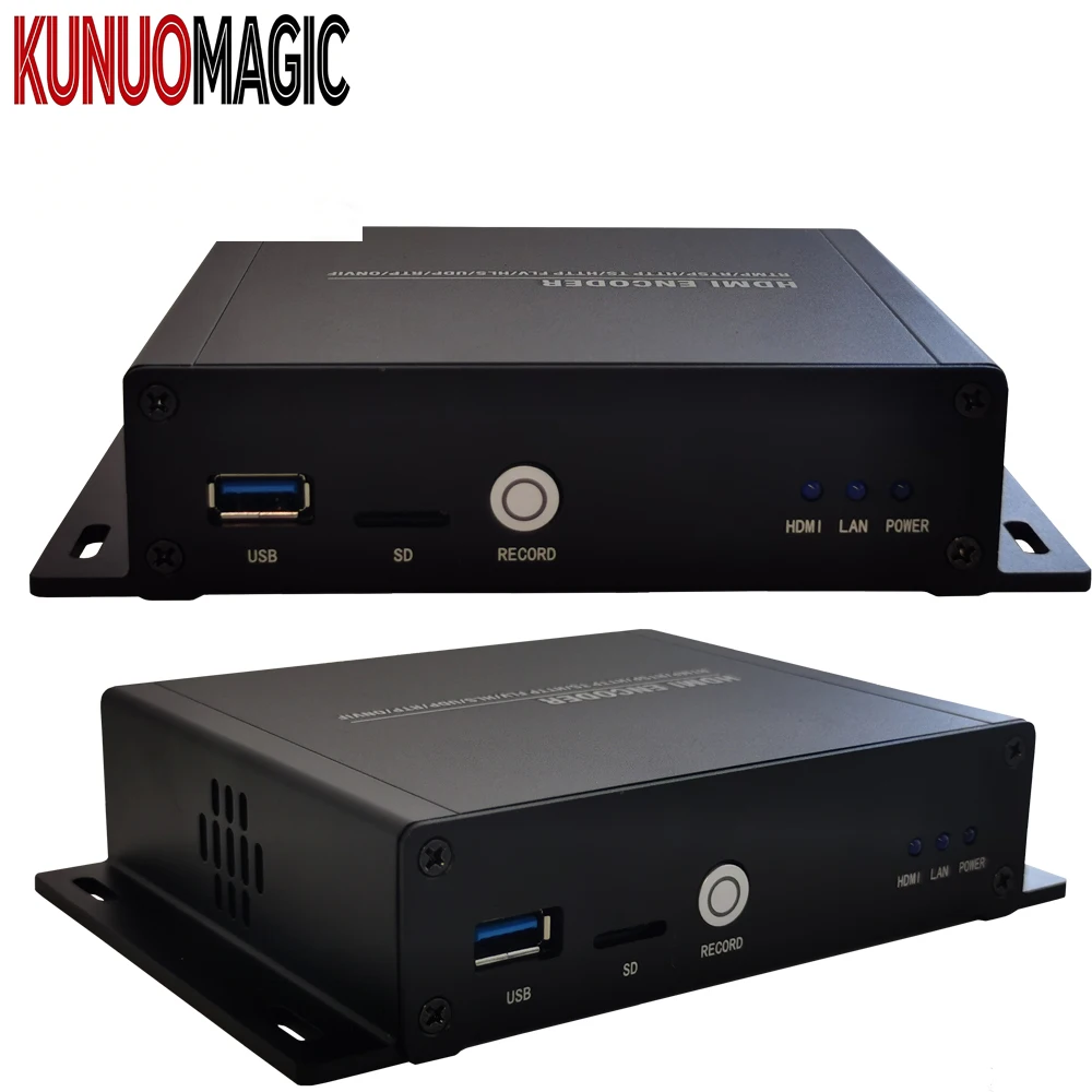 4k Live HD MJPEG ProVideo Streaming Encoder H.265/H.264 5-Year Warranty 4-Stream Output Web Management OTT TV Facebook Wowza