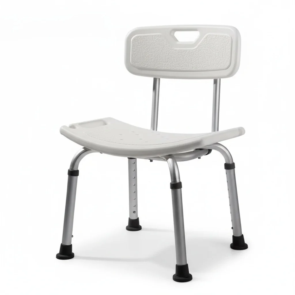 

Стул для душа в ванную комнату, стул для пожилых людей из алюминиевого сплава, противоскользящий табурет для душа, сверхпрочный регулируемый складной стул-туалет