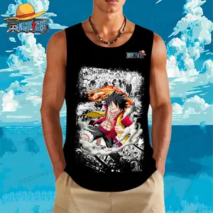 لوفي رجالي تانك توب صالة ألعاب رياضية أنيمي أطفال قمم صيفية رخيصة ملابس كبيرة جدا هيب هوب موضة الشارع بارد 1 قطعة 110-6XL 2021 أعلى 8 مبيعات السراويل الهيب هوب 2000 - رقم 7