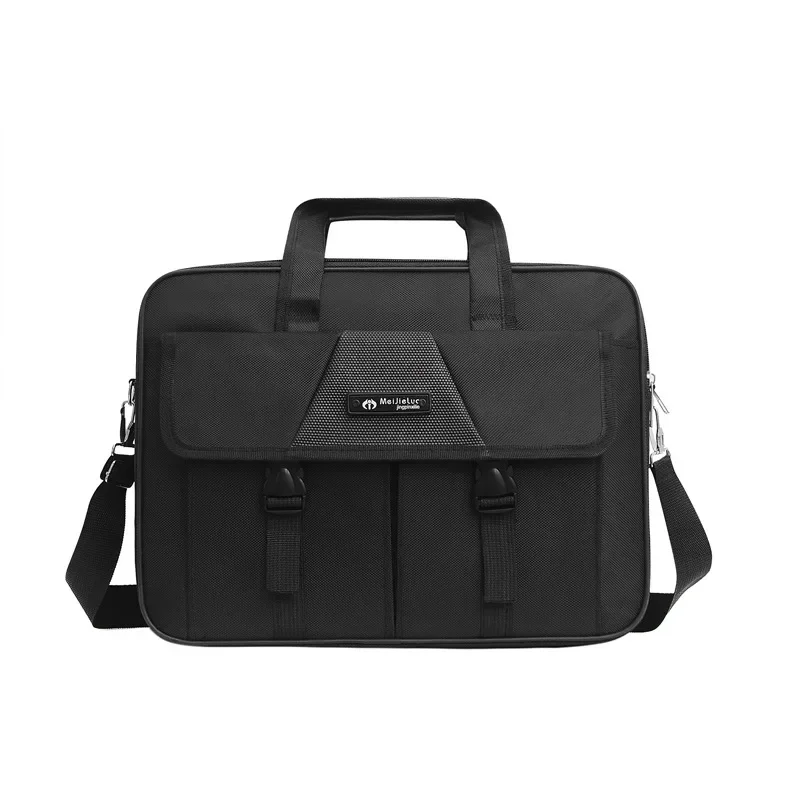 Sac à Main de Travail en Nylon Oxford pour Homme, Étui à Bombes de Grande Capacité, Style Business Décontracté, pour Ordinateur Portable, Livre de Fichiers A4