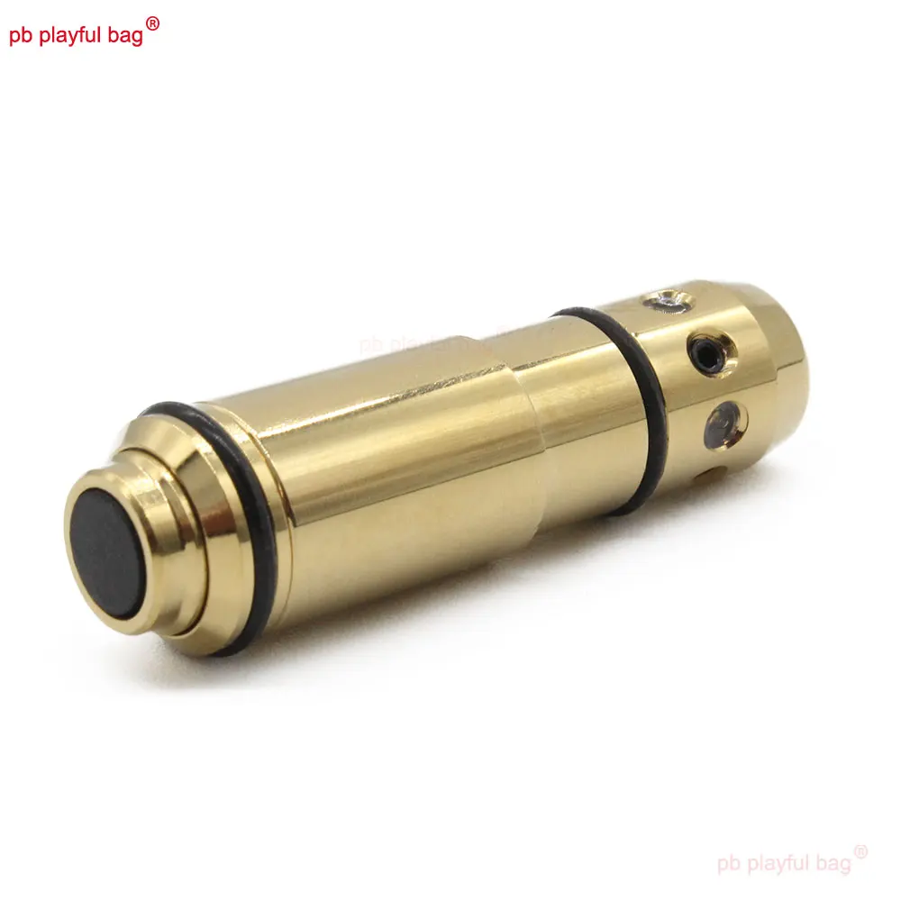 กีฬากลางแจ้ง 9 มม.หัวกรวย Red Dot Sight ทองเหลืองการฝึกอบรม 2MW เลเซอร์ Bullet 9*19 มม.ผู้ใหญ่ CS เกมเปิดตัวของเล่นอุปกรณ์เสริม QG498