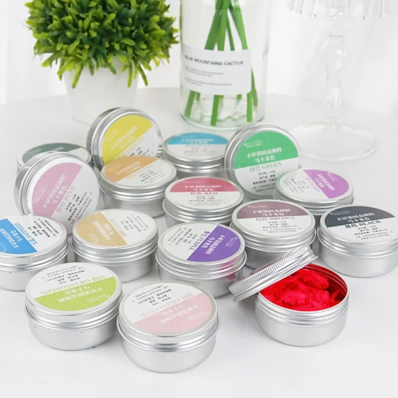 10g/ Box Non-string Color Solid Soybean Wax Dye DIY Creative Shape Aromatherapy Candle/container Candle/wax Sheet Dyeing Pigment