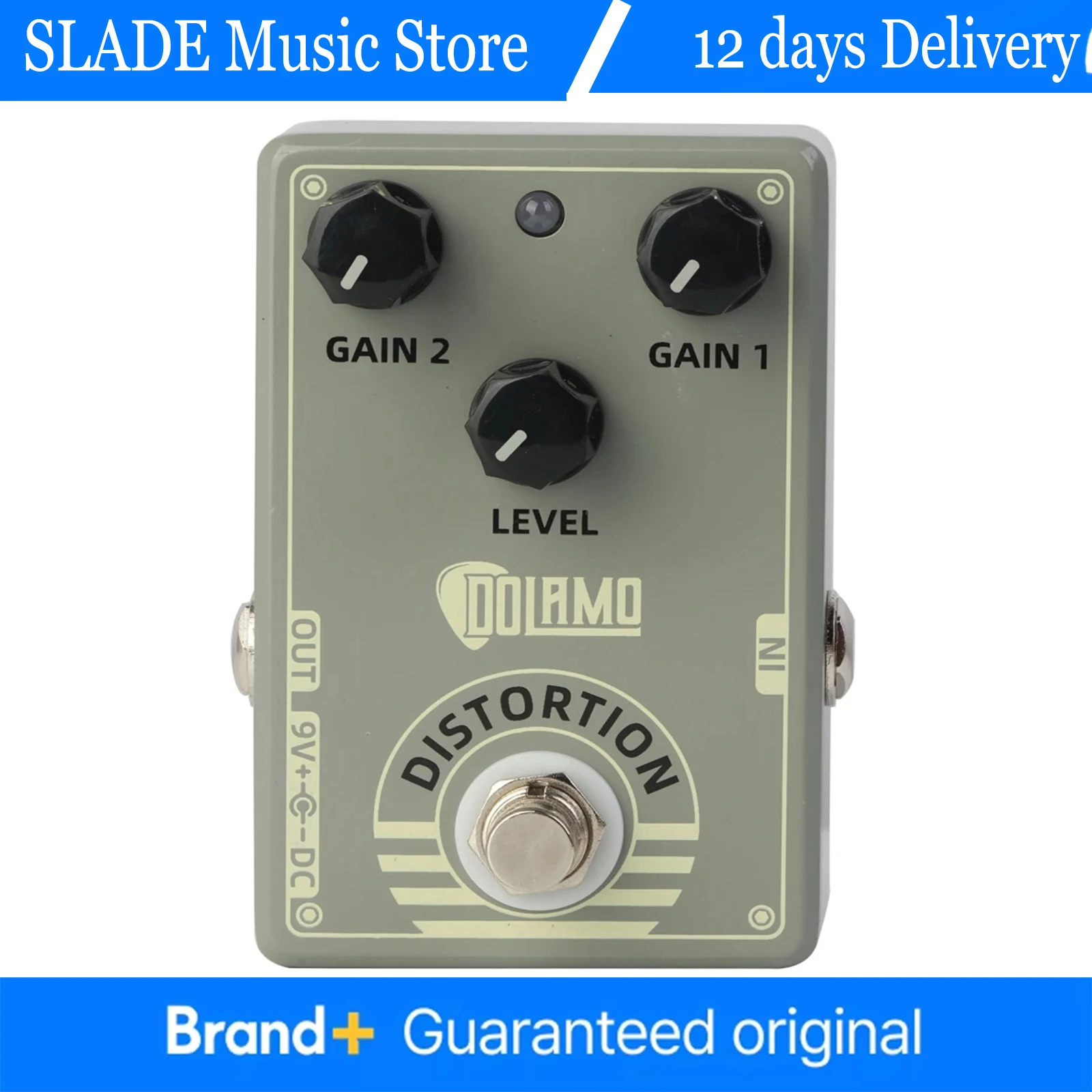 

Dolamo D-5 Distortion Guitar Effect Pedal True Bypass Electric Guitar Parts & Accessories New Style Function Effect Pedal