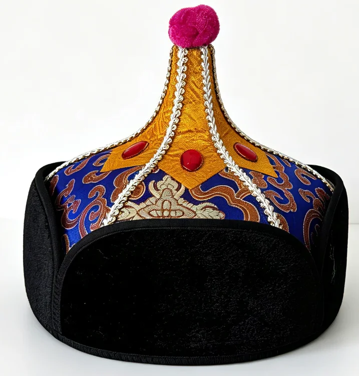 

Chinese Mongolian Folk Dance Hat Man Spire Cap