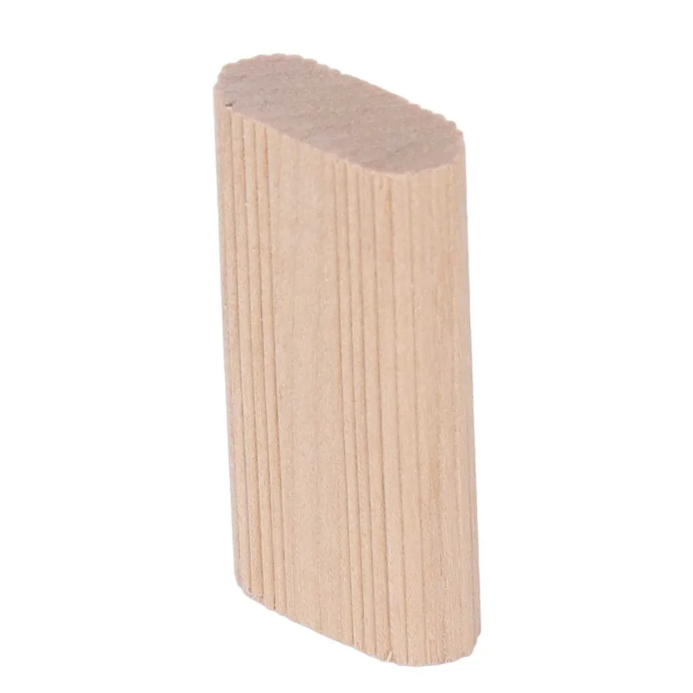 50pcs 6x20x40MM Wood Dowel Stopper Beech Wood Beech Insertion Dowel Block Woodworking Furniture Splicing DIY Projects