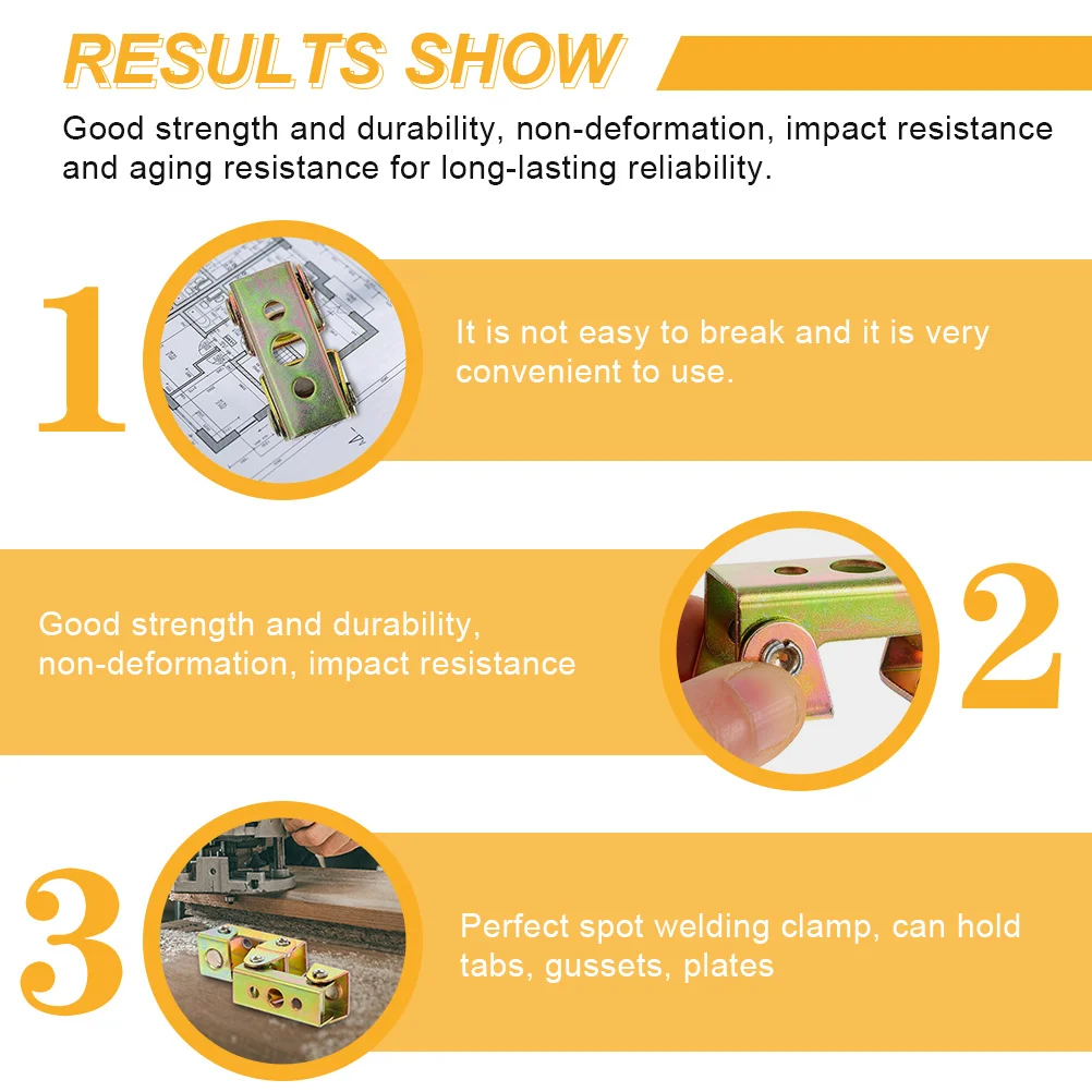 4 قطعة مشابك لوحة لحام مغناطيسية غير قابلة للتشوه أداة لقطع غريبة على شكل تحديد المواقع مشابك لحام مغناطيسية #3