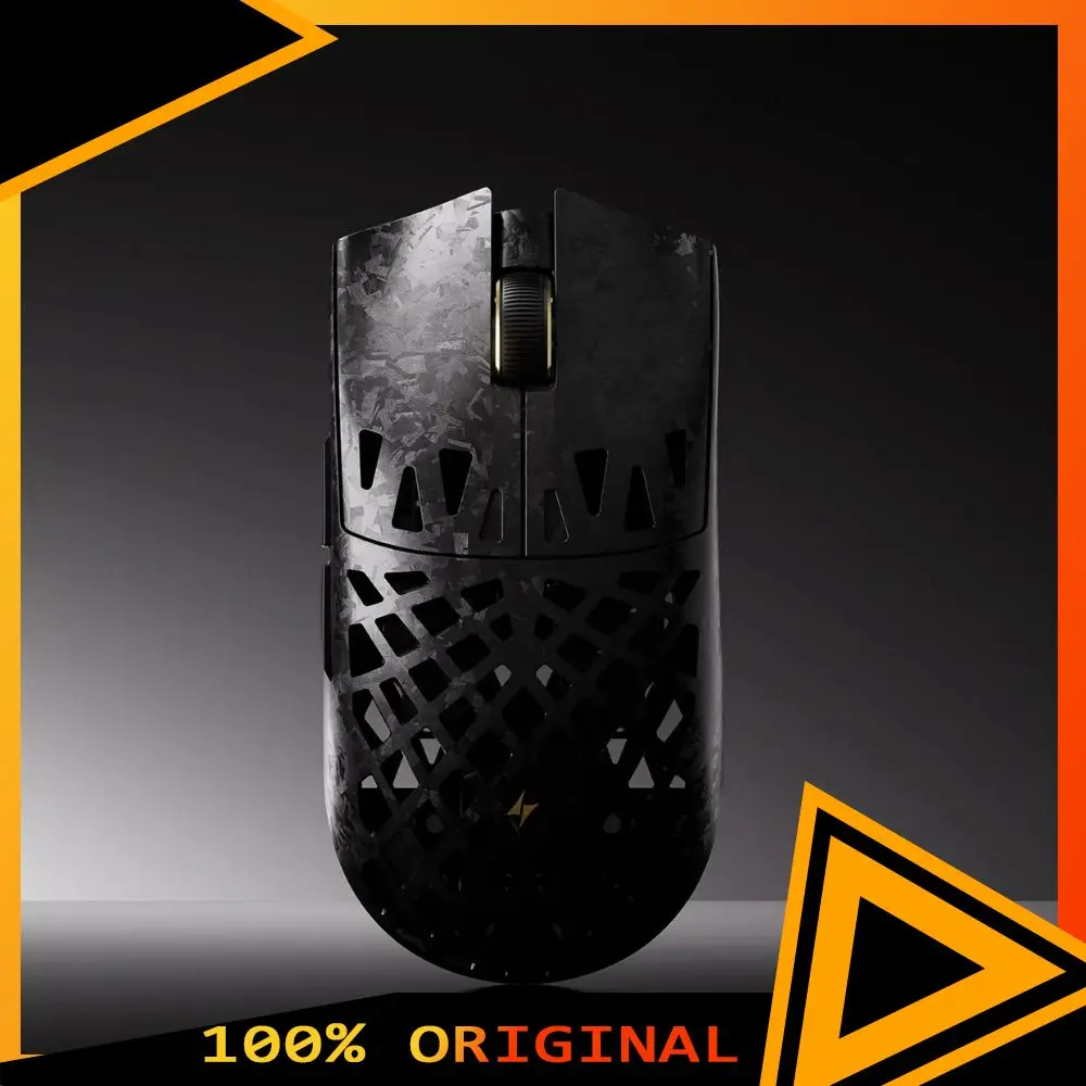ATK GHOST Mouse Composite Carbon Fibre Wireless Bluetooth Hollow-out Gaming Mouse Paw3950ultra 48g Lightweight 0.163ms PC Gamer