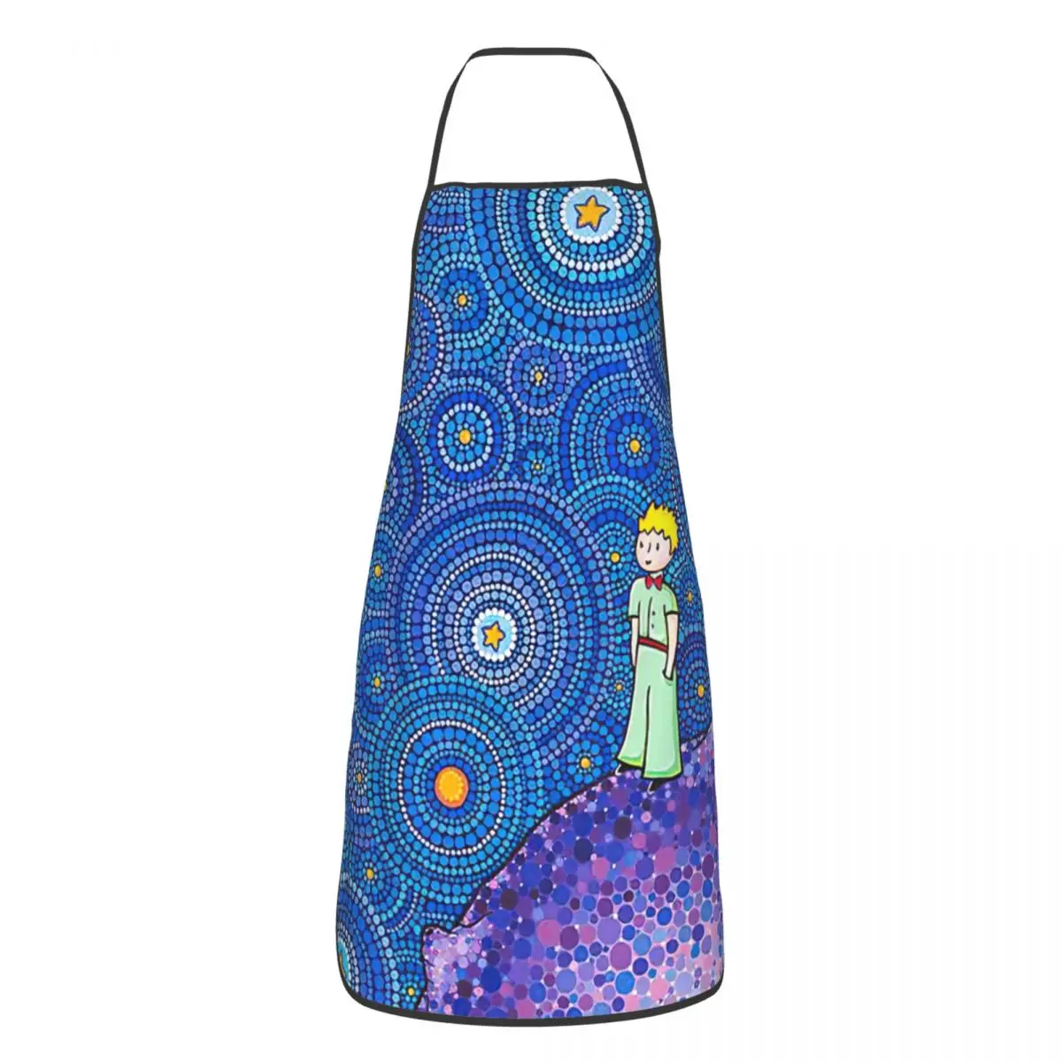 Universe The Little Prince Apron Women Men Unisex Bib Le Petit Prince Kitchen Cooking Tablier Cuisine Chef Painting