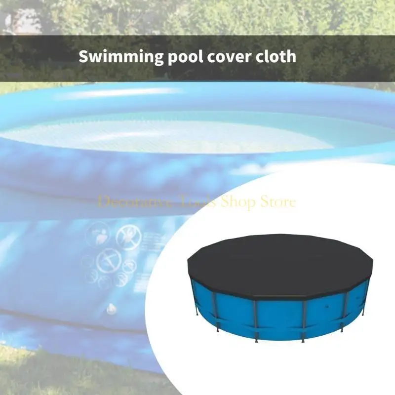 

QX2E Super Windproof Rectangle Pool Cover Crafted from Cloth Long Lastings For Outdoor Use Above Ground Pools Tear Resistant