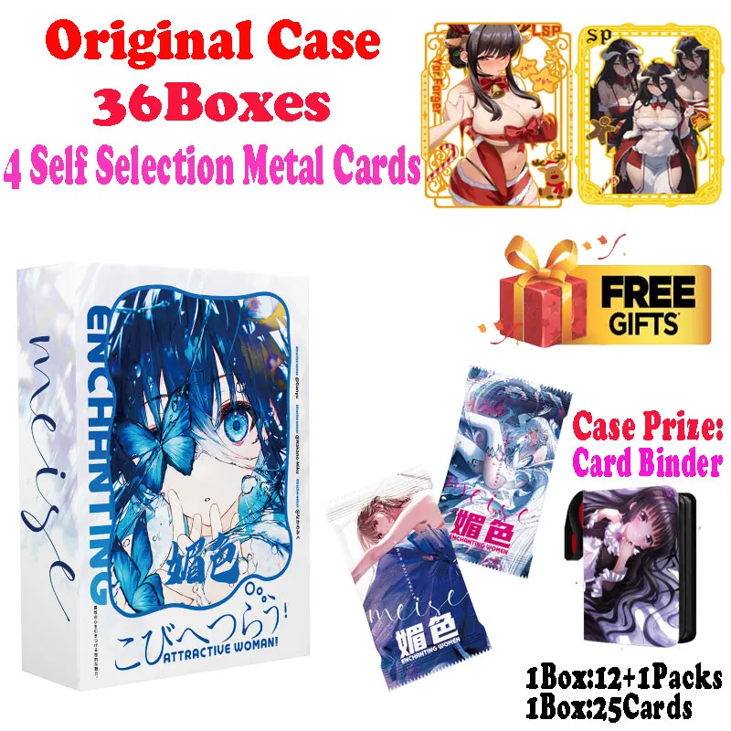 2024 Lastest Meise Wave 2 Goddess Story Collection Card Waifu Booster Box Trading CCG TCG Doujin Toys And Hobbies Gift