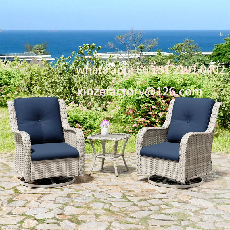 

Customizable leisure rattan chairs, outdoor courtyards,, waterproof and sunscreen, rattan furniture, handmade rattan sofas
