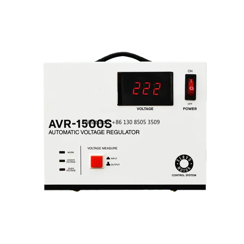 AVR 500W 1000W 1500W Automatic Voltage Regulator 220V Multiple Sockets Single Phase LCD Display Stabilizers Household Appliances