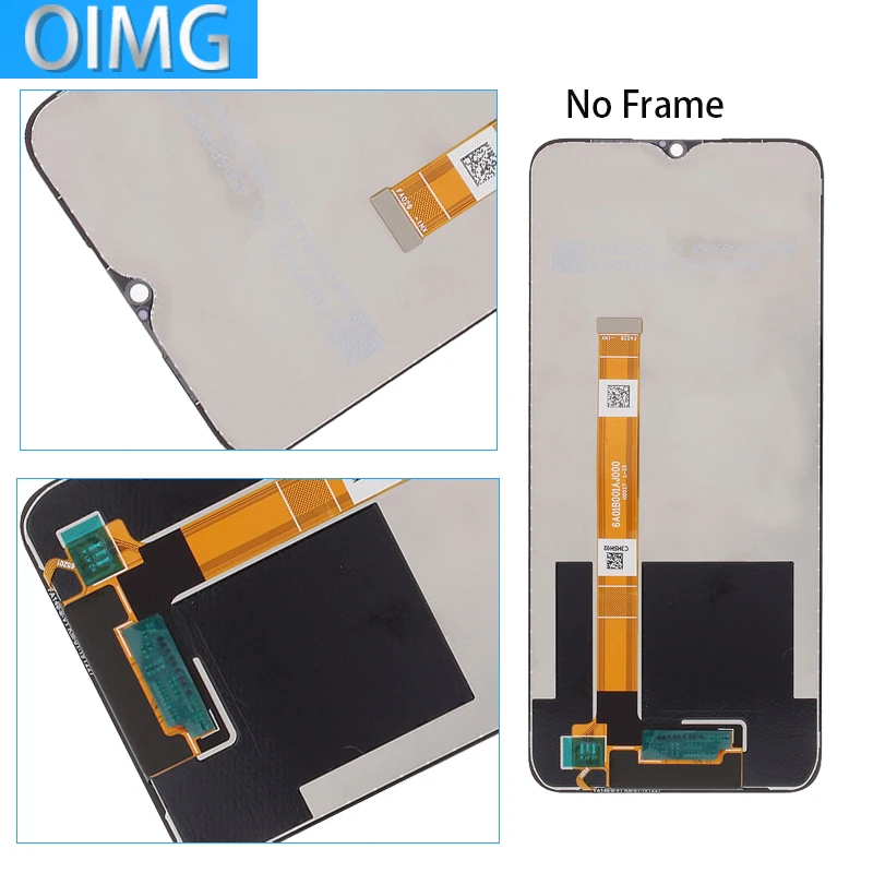 Original For Oppo A5 2020 LCD Display With Frame Screen Touch Panel Digitizer Replacement Parts CPH1931 CPH1959 CPH1933 CPH1935