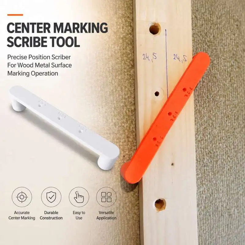 Center Marking Scribe Tool Precise Position Scriber For Wood Metal Surface Marking Operation