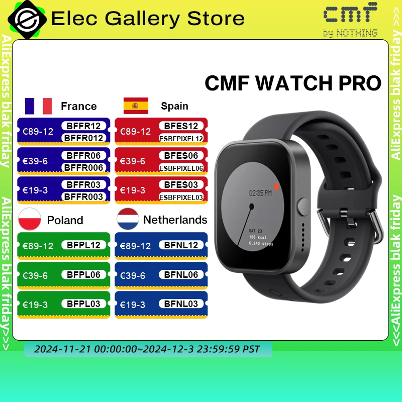 Global Version CMF by Nothing Watch Pro 1.96