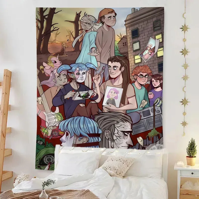 

JKJ20Sally Face Game Пляжное полотенце для детей Персонализированное банное полотенце Полотенце для бассейна Подарок на отпуск Полотенце для пикника Подарок на вечеринку4Dn^