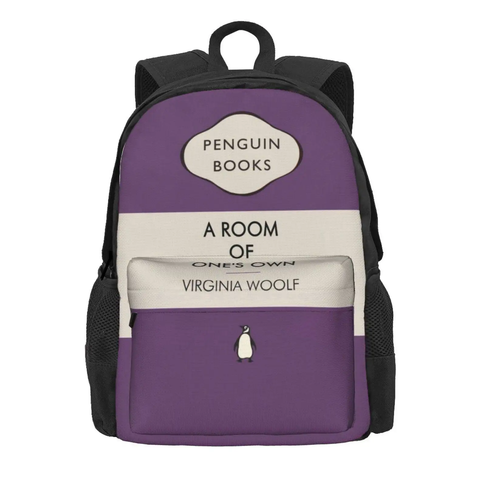 Penguin Books Virginia Woolf Hot Sale Schoolbag Backpack Fashion Bags Virginia Woolf Penguin Classics Penguin Books Damon