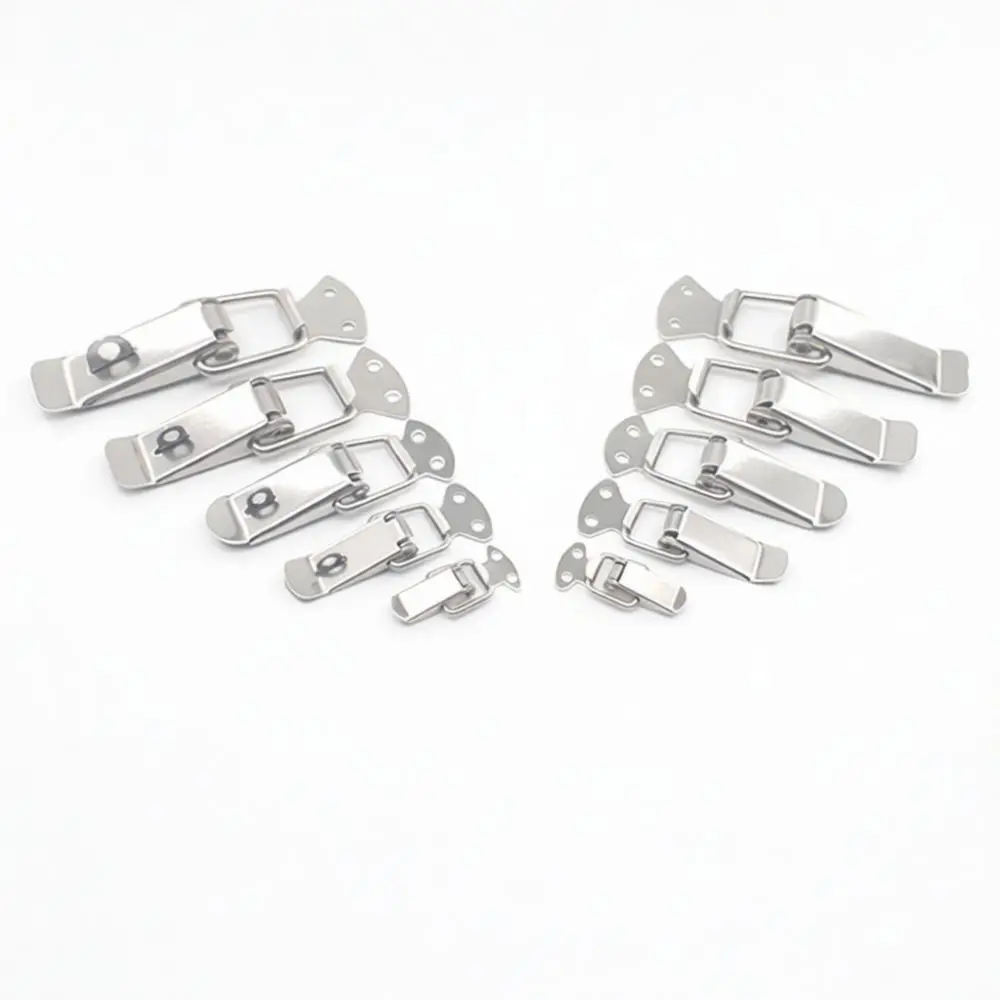 Adjustable Tension Latch Hasp Cold Rolled Steel Clamp For Toolbox Cabinet Beehive Metal Hardware Fastener Lock