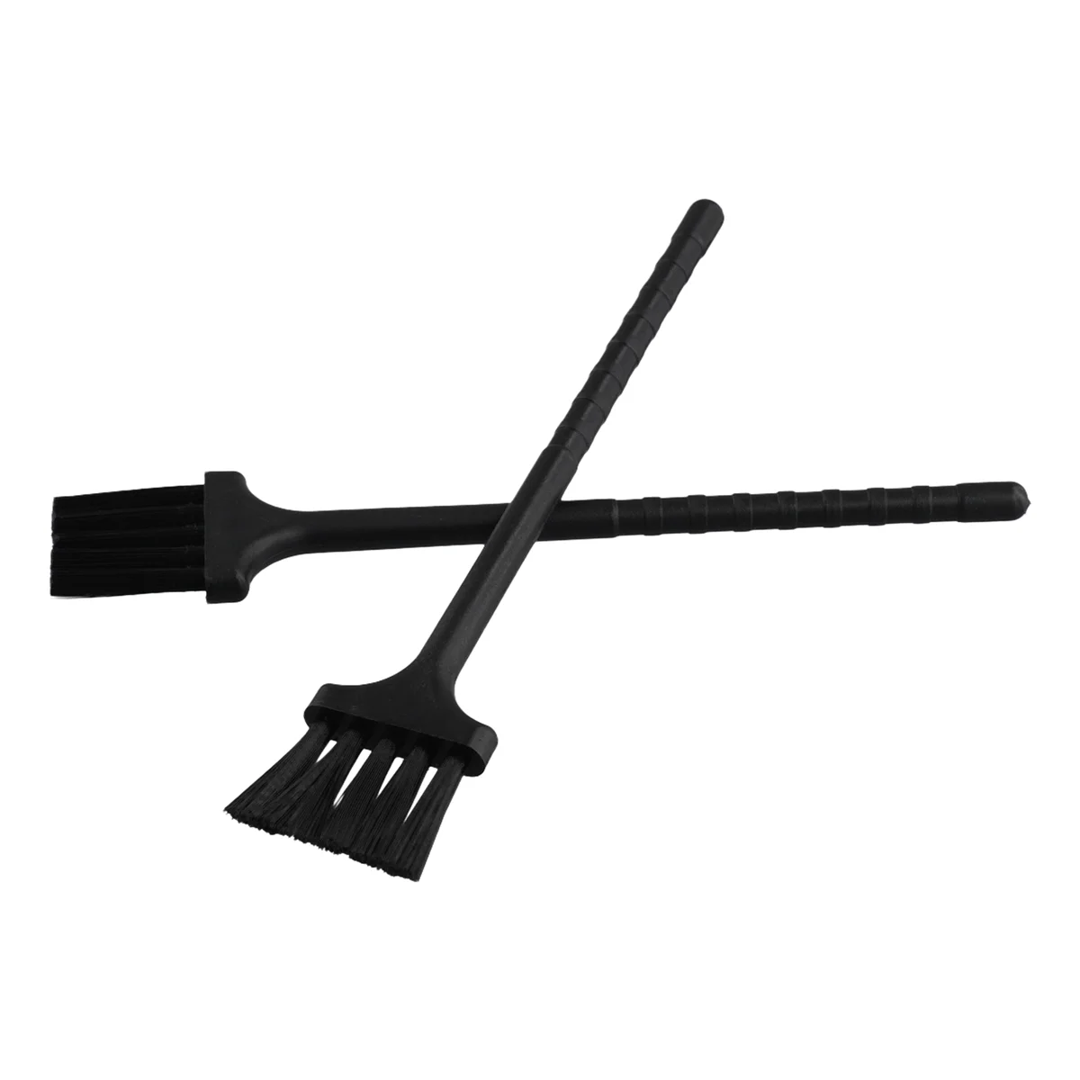2Pcs Multifunctional Kitchen Brush Razor Cleaning Brush Keyboard Dust Black Nylon Plastic Small Brush for Grinder HGC