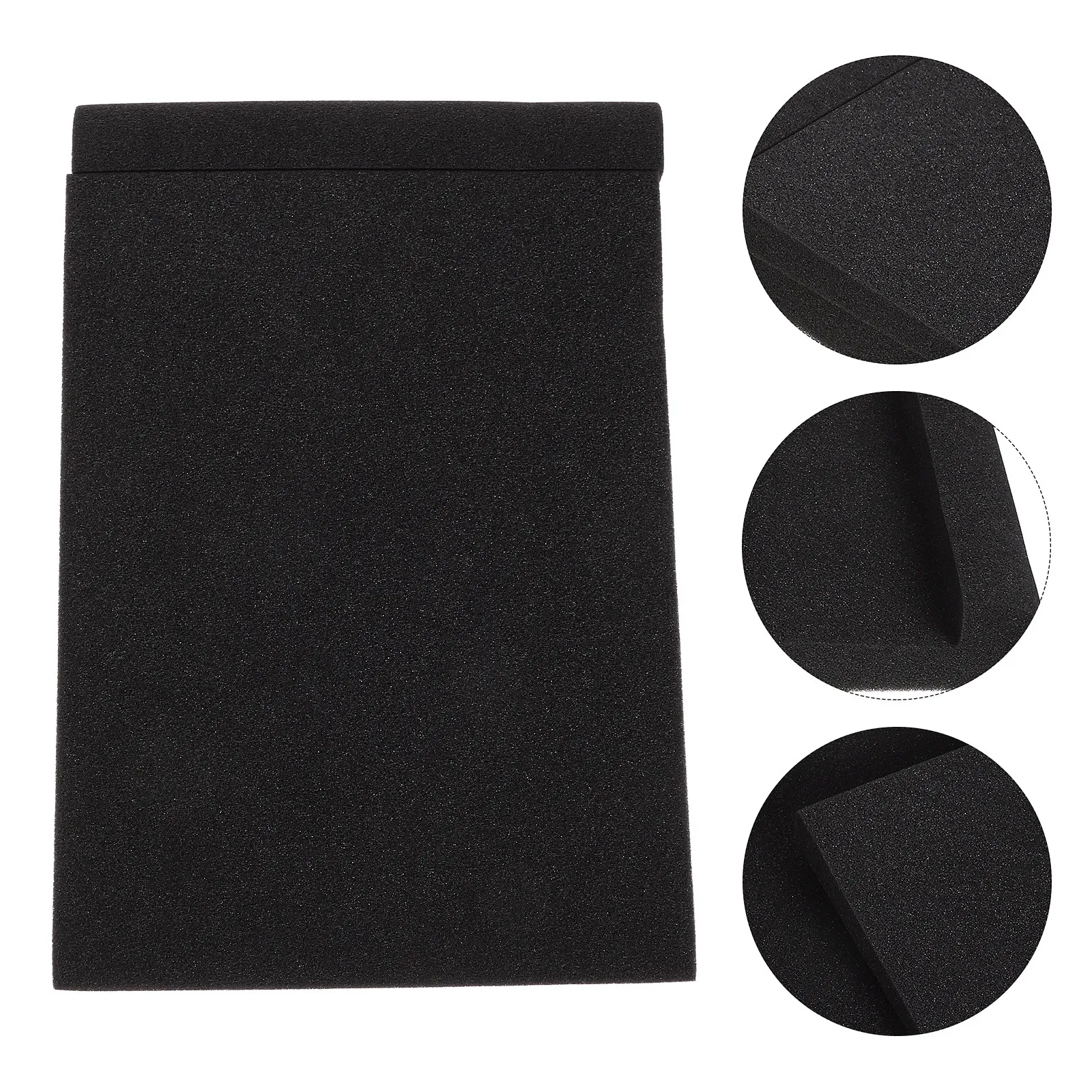 2Pcs Ultra Dense Speaker Sound Isolation Pads Sponge Soundproof Mat Studio Monitor Subwoofer Noise Reduction Vibration Control