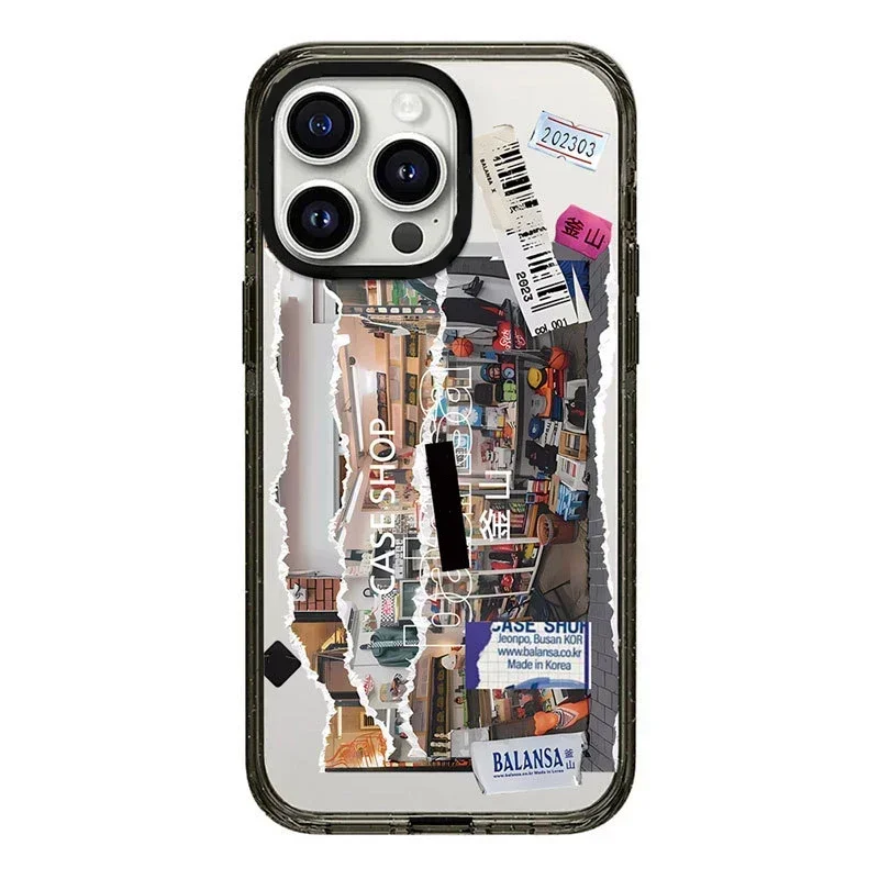 

Upgrade Acrylic Border Busan City Phone Case Cover for IPhone 11 12 13 14 15 Pro Max Case for IPhone 14 Pro Max