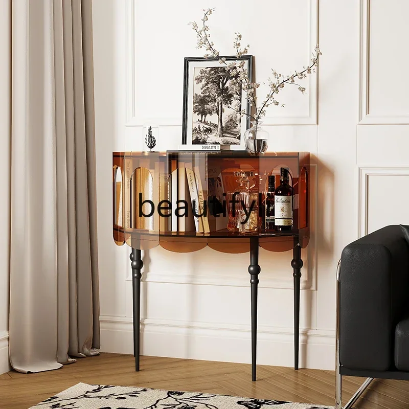 

Light luxury acrylictable Nordic creative entrance entrance table Living room modern, entrance cabinet